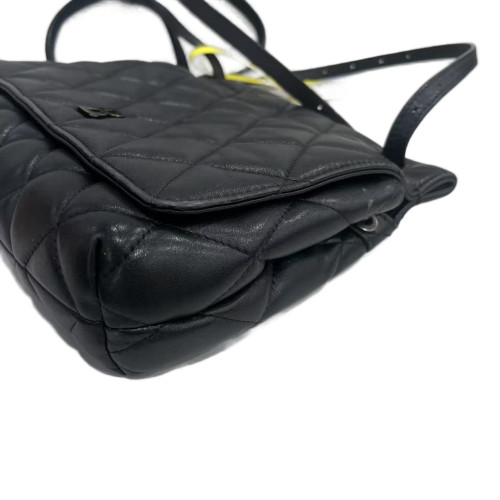 Balenciaga Shoulder Bag Lambskin Black