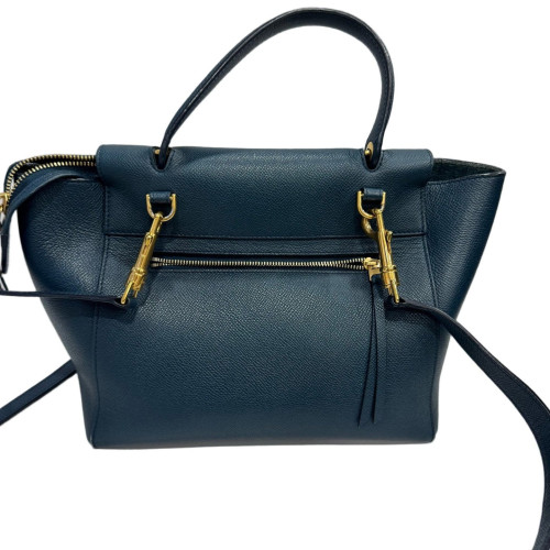 Celine Micro Belt Bag Grained Calfskin Dark Green