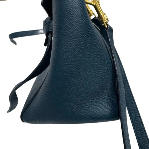 Celine Micro Belt Bag Grained Calfskin Dark Green