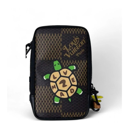 Louis Vuitton Shoulder Bag Monogram Brown Black Green Louis Vuitton Shoulder Bag Monogram Brown Black Green