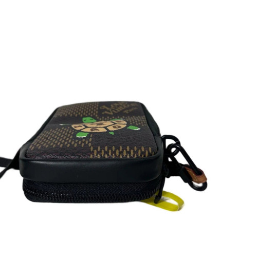 Louis Vuitton Shoulder Bag Monogram Brown Black Green Louis Vuitton Shoulder Bag Monogram Brown Black Green