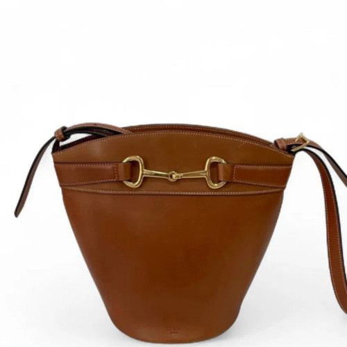 Celine Bucket Smooth Calfskin Brown