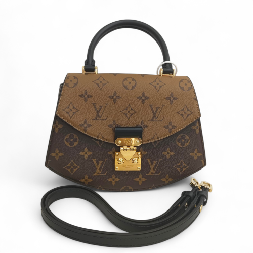Louis Vuitton Tilsitt Reverse Monogram Brown Black Louis Vuitton Tilsitt Reverse Monogram Brown Black