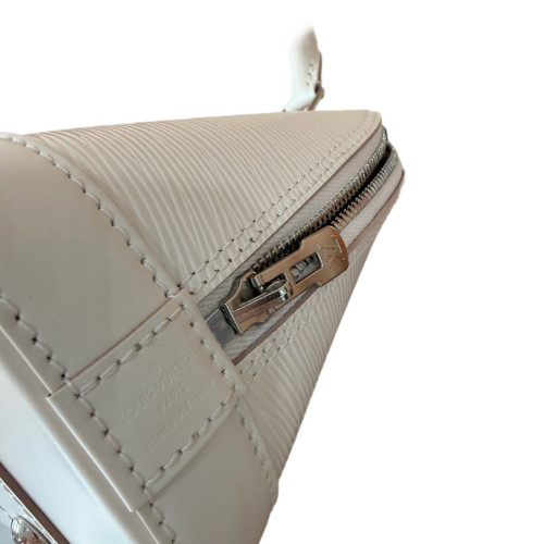 Louis Vuitton Alma BB Epi White