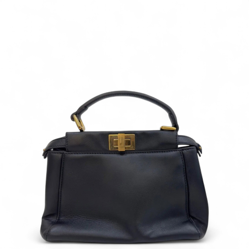 Fendi Two-Way Bag Smooth Calfskin Black