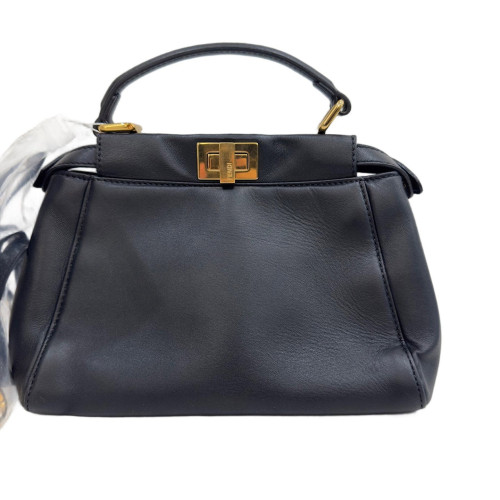 Fendi Two-Way Bag Smooth Calfskin Black