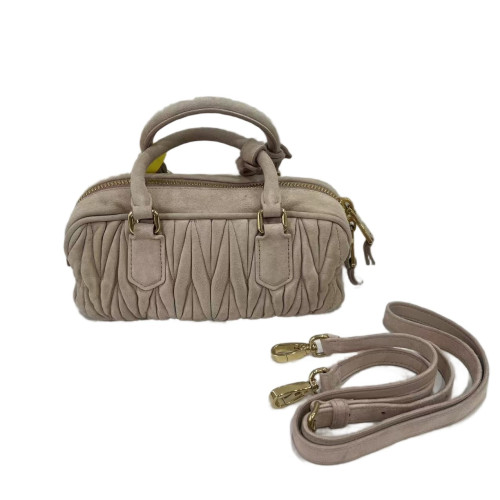 Miu Miu Mini Arcadie Suede Light Tan
