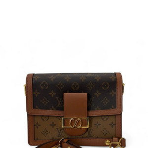 Louis Vuitton Dauphine MM Reverse Monogram Brown Louis Vuitton Dauphine MM Reverse Monogram Brown