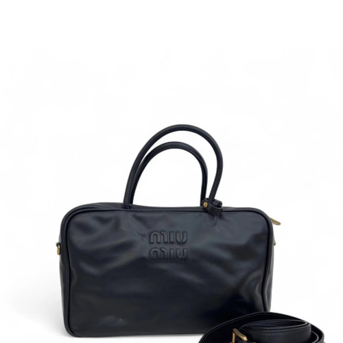 Miu Miu Beau XL Calfskin Black