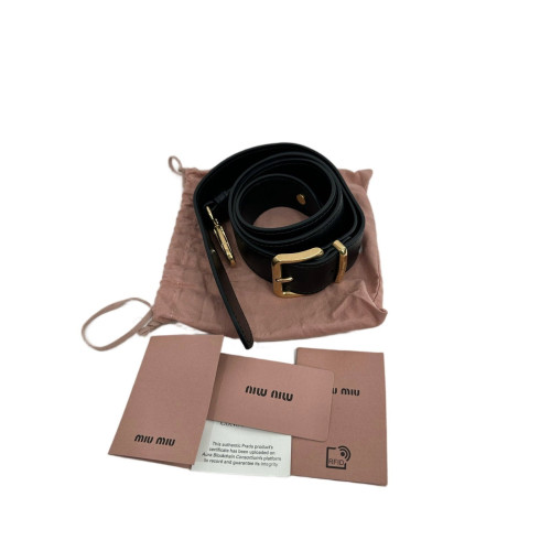Miu Miu Beau XL Calfskin Black