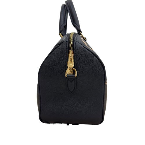 Louis Vuitton Speedy Bandouliere 25 Empreinte Monogram Giant Black Beige
