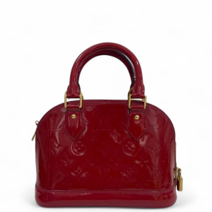 Louis Vuitton Alma BB Vernis Red