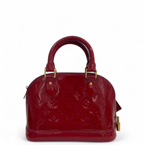 Louis Vuitton Alma BB Vernis Red