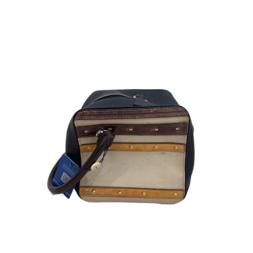 Louis Vuitton Square Bag Calfskin White Black Brown