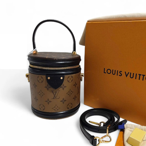 Louis Vuitton Cannes Reverse Monogram Brown Black
