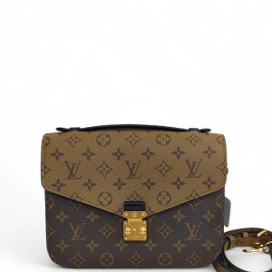 Louis Vuitton Pochette Metis Reverse Monogram Brown Louis Vuitton Pochette Metis Reverse Monogram Brown