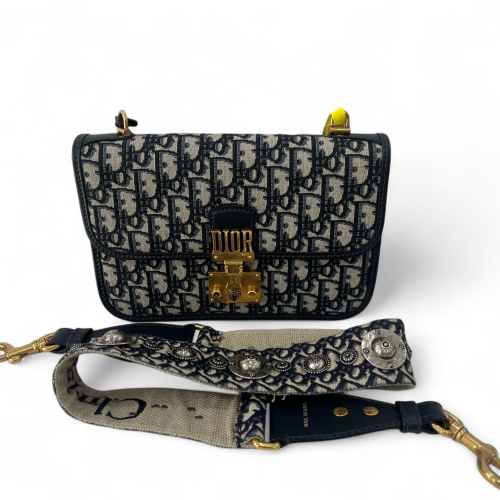 Dior Messenger Oblique Black Beige Navy
