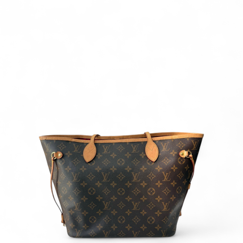 Louis Vuitton Neverfull MM Monogram Brown Red