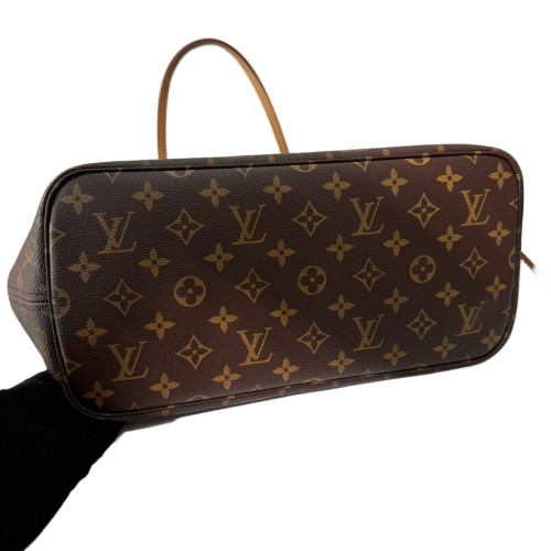 Louis Vuitton Neverfull MM Monogram Brown Red