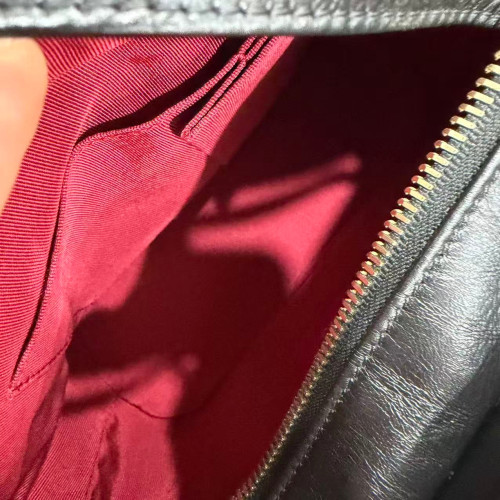 Chanel Quilted Small Gabrielle Hobo Calfskin Black Chanel Quilted Small Gabrielle Hobo Calfskin Black