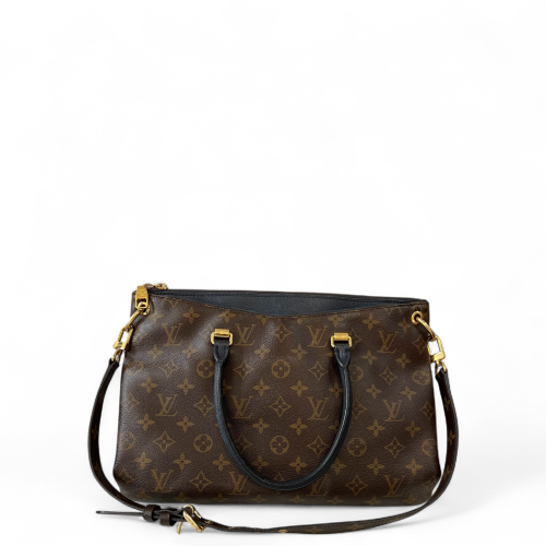 Louis Vuitton Pallas Monogram Brown Black Louis Vuitton Pallas Monogram Brown Black