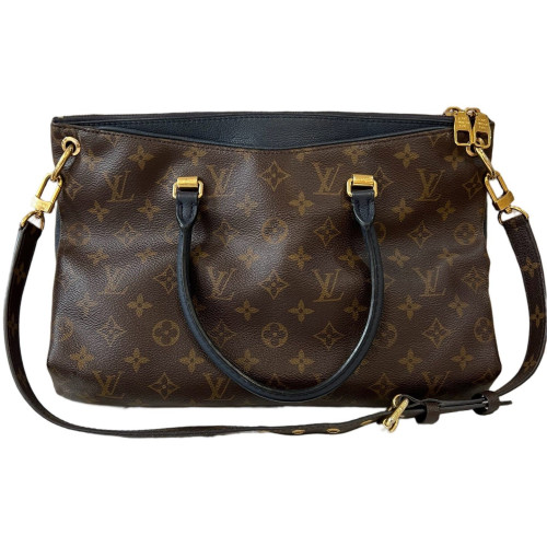 Louis Vuitton Pallas Monogram Brown Black Louis Vuitton Pallas Monogram Brown Black