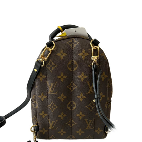 Louis Vuitton Palm Springs Backpack Mini Monogram Brown Black