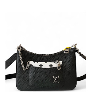 Louis Vuitton Marelle Handbag Epi Black