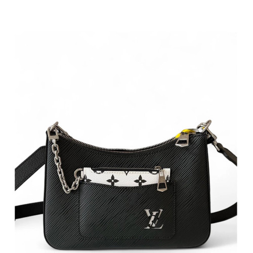 Louis Vuitton Marelle Handbag Epi Black