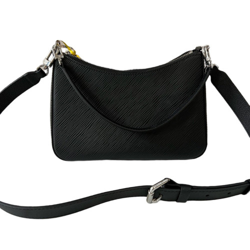 Louis Vuitton Marelle Handbag Epi Black