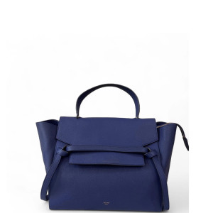 Celine Mini Belt Bag Grained Calfskin Blue