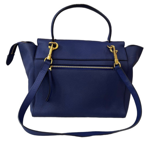 Celine Mini Belt Bag Grained Calfskin Blue