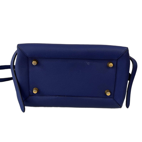 Celine Mini Belt Bag Grained Calfskin Blue