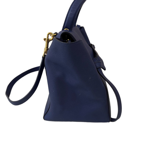 Celine Mini Belt Bag Grained Calfskin Blue