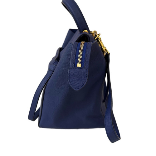 Celine Mini Belt Bag Grained Calfskin Blue