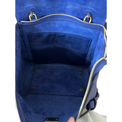 Celine Mini Belt Bag Grained Calfskin Blue