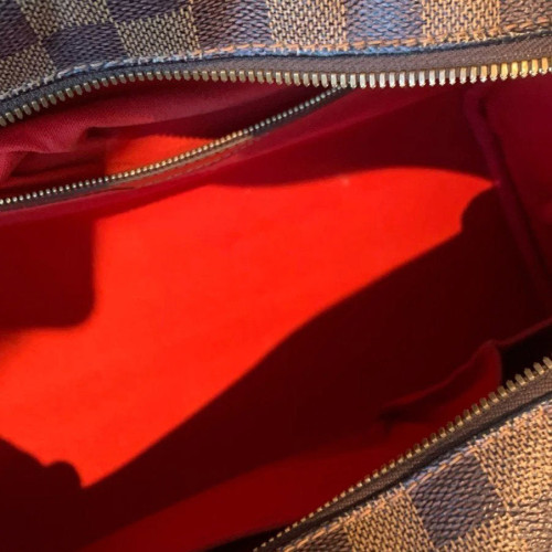 Louis Vuitton Nolita Satchel Damier Ebene Brown