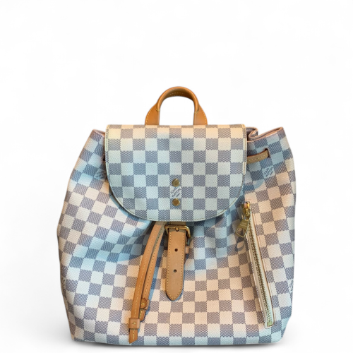 Louis Vuitton Sperone Backpack Damier Azur White
