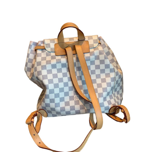 Louis Vuitton Sperone Backpack Damier Azur White