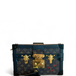 Louis Vuitton Shoulder Bag Monogram Brown Black