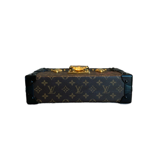 Louis Vuitton Shoulder Bag Monogram Brown Black