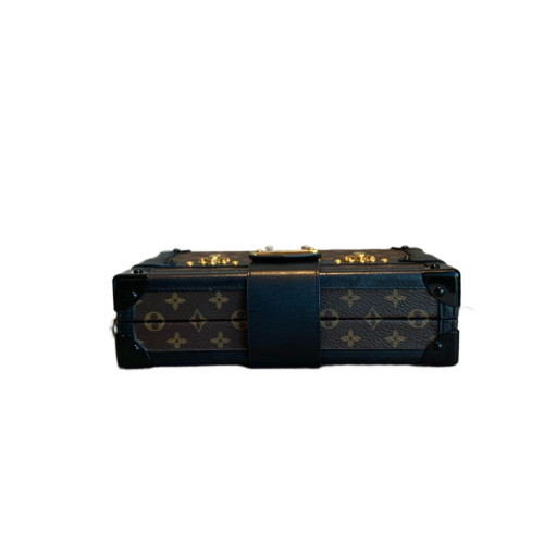 Louis Vuitton Shoulder Bag Monogram Brown Black