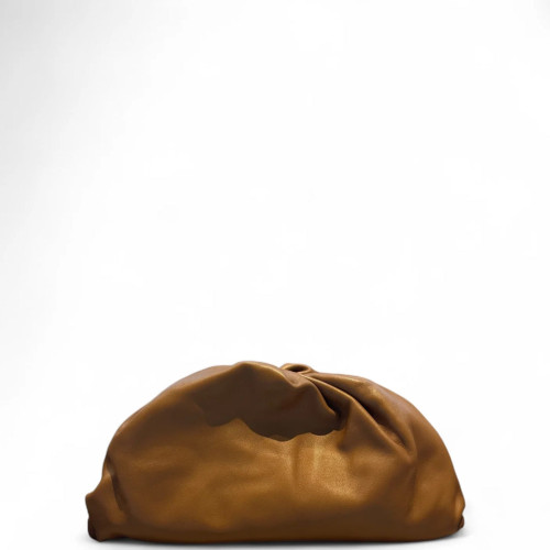 Bottega Veneta The Mini Pouch Calfskin Intrecciato Tan