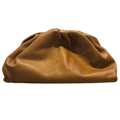 Bottega Veneta The Mini Pouch Calfskin Intrecciato Tan