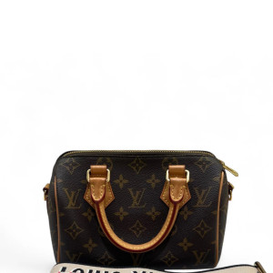 Louis Vuitton Speedy Bandouliere 20 Monogram Brown