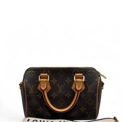 Louis Vuitton Speedy Bandouliere 20 Monogram Brown