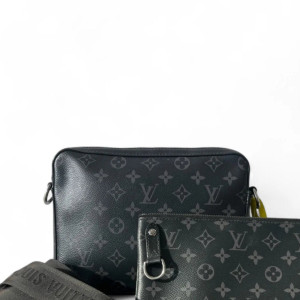 Louis Vuitton Trio Messenger Bag Monogram Eclipse Black