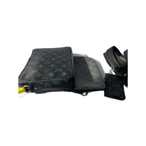 Louis Vuitton Trio Messenger Bag Monogram Eclipse Black