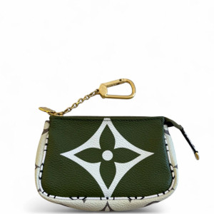 Louis Vuitton Micro Pochette Accessories Monogram Monogram Giant Green White
