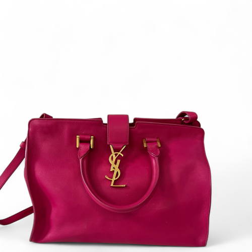 Yves Saint Laurent Small Cabas Chyc Calfskin Pink